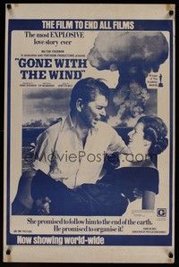 3y282 GONE WITH THE WIND special 23x35 '80s Ronald Reagan, Margaret Thatcher!