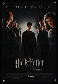 3y501 HARRY POTTER & THE ORDER OF THE PHOENIX advance special poster '07 Daniel Radcliffe!