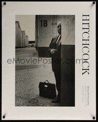3y559 HITCHCOCK commercial 23x29 '79 great photo of Alfred Hitchcock by Sanford Roth!