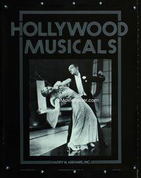 3y096 HOLLYWOOD MUSICALS book poster '70s Fred Astaire & Ginger Rogers dancing!
