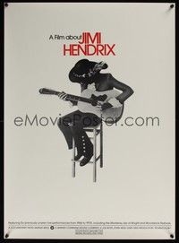3y390 JIMI HENDRIX special 21x29 '73 cool image of the rock & roll guitar god!