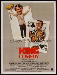 3y395 KING OF COMEDY video special poster '83 Robert De Niro, Jerry Lewis, Martin Scorsese!