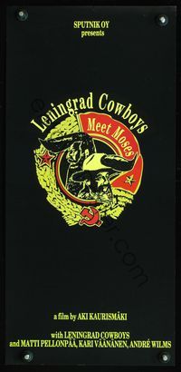 3y400 LENINGRAD COWBOYS MEET MOSES special poster '94 cool logo artwork!