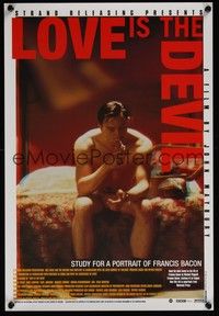 3y507 LOVE IS THE DEVIL special 14x20 '98 Derek Jacobi as gay British artist Francis Bacon!