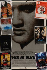 3z009 LOT OF 24 UNFOLDED ONE-SHEETS lot '70 - '91 Elvis, Thief, Poltergeist, Bill & Ted + more!