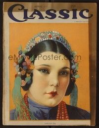3z049 CLASSIC MAGAZINE magazine April 1923 Leatrice Joy in Asian makeup & costume by E. Dahl!