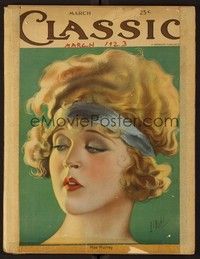 3z048 CLASSIC MAGAZINE magazine March 1923 portrait of pretty Mae Murray by E. Dahl!