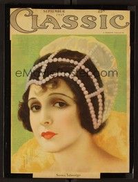 3z054 CLASSIC MAGAZINE magazine September 1923 portrait of beautiful Norma Talmadge by E. Dahl!