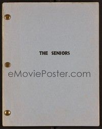 3z162 SENIORS revised draft script September 27, 1976, screenplay by Stanley Shapiro!