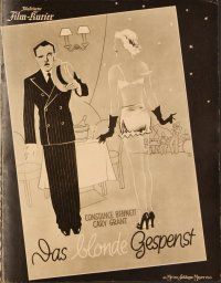 3z195 TOPPER German program '38 Constance Bennett, Cary Grant, wonderful different images!