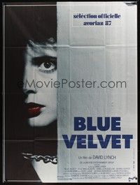 4a219 BLUE VELVET French 1p '86 directed by David Lynch, different c/u of Isabella Rossellini!