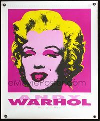 4b066 ANDY WARHOL MARILYN 1967 pink/purple style French commercial poster '89 classic artwork!