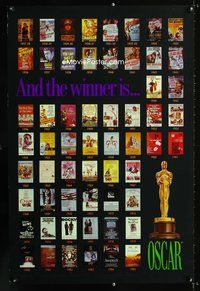 4b226 AND THE WINNER IS OSCAR special 24x36 '85 best pictures posters!