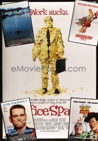 4c008 LOT OF 14 UNFOLDED BUS STOP POSTERS lot '92 - '00 Office Space, Toy Story 2, Chicken Run