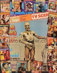 4c035 LOT OF 18 ENGLISH PHOTOPLAY MAGAZINES lot '77 - '79 Superman, Star Wars, Eastwood + more!