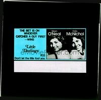 4c212 LITTLE DARLINGS Aust glass slide '80 Tatum O'Neal & Kristy McNichol make a bet on sex!