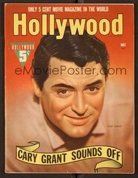 4c102 HOLLYWOOD magazine May 1940 close up of Cary Grant from My Favorite Life!