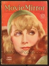 4c093 MOVIE MIRROR vol 1 no 2 magazine December 1931 art of Greta Garbo + Mickey Mouse life story!