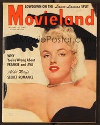 4c127 MOVIELAND magazine January 1953 super sexy Marilyn Monroe from Gentlemen Prefer Blondes!