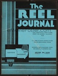 4c043 REEL JOURNAL exhibitor magazine April 28, 1931 2-page ad Wheeler & Woolsey in Cracked Nuts!
