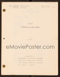 4c171 McCLOUD continuity and dialogue draft TV script July 17, 1975, screenplay by Lou Shaw