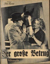 4c141 LADY'S FROM KENTUCKY German program '39 George Raft, Ellen Drew, horse racing, different!
