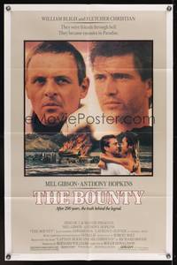 4d130 BOUNTY  1sh '84 Mel Gibson, Anthony Hopkins, Laurence Olivier, Mutiny on the Bounty!