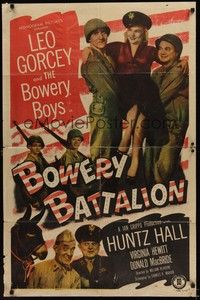 4d131 BOWERY BATTALION  1sh '51 Leo Gorcey, Huntz Hall & The Bowery Boys in the United States Army!