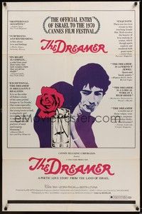 4d276 DREAMER  1sh '70 directed by Dan Wolman, Tuvia Tavi, Leora Rivlin!
