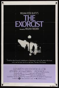 4d301 EXORCIST  1sh '74 William Friedkin, Max Von Sydow, William Peter Blatty horror classic!