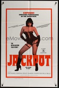 4d463 JACKPOT  1sh '78 sexy Lisa Marks in lingerie, shocking perversions of the super rich!