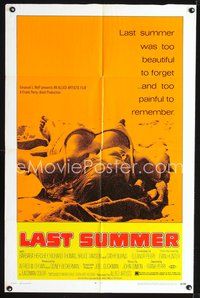 4d487 LAST SUMMER  1sh '69 super sexy Barbara Hershey is too beautiful to forget!