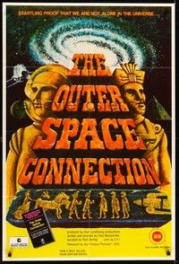 4d609 OUTER SPACE CONNECTION  1sh '75 Serling, proof that we are not alone in the universe!