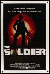 4d804 SOLDIER  1sh '82 Ken Wahl, Lisa Cain, you don't assign him, you unleash him!