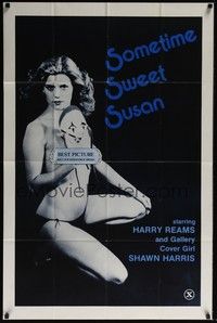 4d806 SOMETIME SWEET SUSAN  1sh '74 Gallery's super sexy nearly-naked cover girl Shawn Harris!