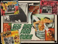 4f012 LOT OF 12 ROCK & DRUGS MEXICAN LOBBY CARDS lot '57 - '80 cool rock & roll and drug images!