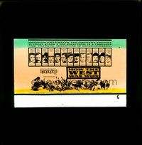 4f214 HOW THE WEST WAS WON Aust glass slide '64 John Ford epic, all-star cast, Cinerama!