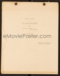 4f130 LADY IN THE MORGUE continuity & dialogue script 1938 screenplay by Taylor & White!