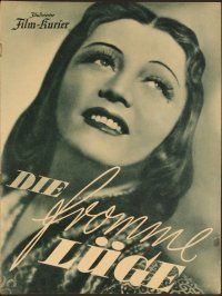 4f161 DIE FROMME LUGE German program '38 Nunzio Malasomma, many images of pretty Pola Negri!