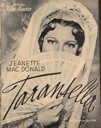4f163 FIREFLY German program '38 many different images of pretty Jeanette MacDonald!