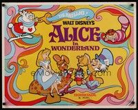 4g381 ALICE IN WONDERLAND 1/2sh R74 Walt Disney Lewis Carroll classic!