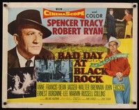 4g394 BAD DAY AT BLACK ROCK style B 1/2sh '55 Spencer Tracy tries to solve a mystery, Anne Francis!