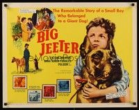 4g405 BIG JEETER 1/2sh '59 art of boy & his dog, Great Dane!