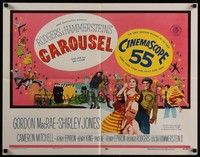 4g423 CAROUSEL 1/2sh '56 Shirley Jones, Gordon MacRae, Rodgers & Hammerstein musical!