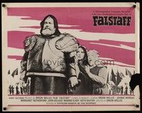 4g428 CHIMES AT MIDNIGHT 1/2sh '65 Campanadas a Medianoche, Orson Welles as Shakespeare's Falstaff