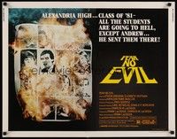4g460 FEAR NO EVIL 1/2sh '81 Frank LaLoggia directed horror, the class of '81 are going to Hell!