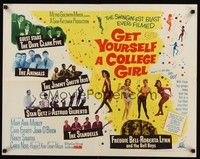 4g471 GET YOURSELF A COLLEGE GIRL 1/2sh '64 hip-est happiest rock & roll show, Dave Clark 5 & more!
