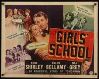 4g472 GIRLS' SCHOOL 1/2sh '38 if teachers only knew what Anne Shirley & friends are studying!