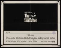 4g474 GODFATHER int'l 1/2sh '72 Marlon Brando & Al Pacino in Francis Ford Coppola crime classic!