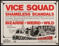 4g481 HALLUCINATION GENERATION 1/2sh '67 Beatniks, Sickniks & Acid-Heads are bizarre, weird & wild!
